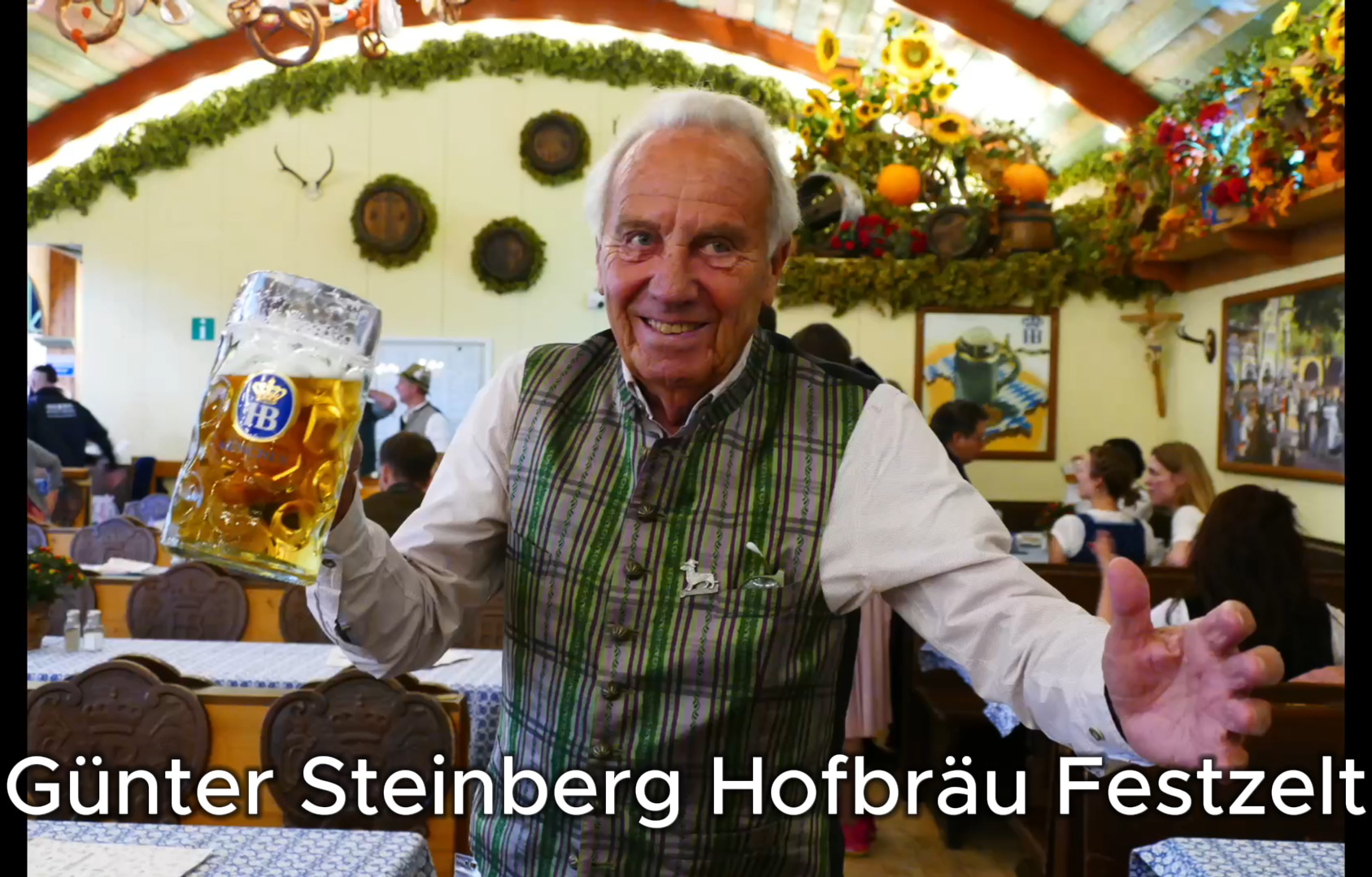 Günter Steinberg-Hofbräu Festzelt. Titelbild Susanne Panhans