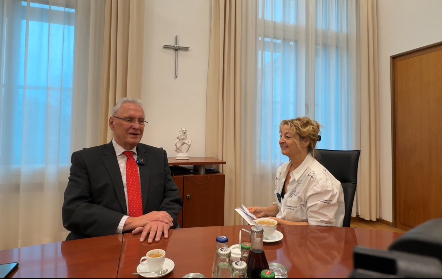 Joachim Herrmann Exclusive Interview. Front Picture Susanne Panhans.